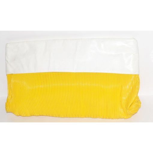 Yellow & White Clutch Purse - Image 4